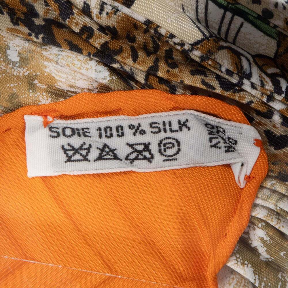 HERMES Authentic Black Silk Scarf - Picture 11 of 16